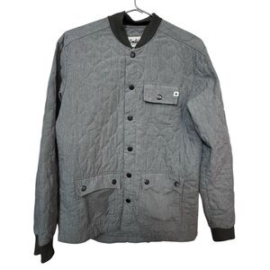 High End Ambig LA CA Retro Lightweight Men's M Quilted Gray Jacket